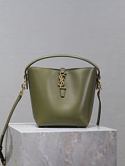 Bagsaaa YSL LE 37 small in shiny leather 749036 green - 17 X 20 X 13 CM - 1