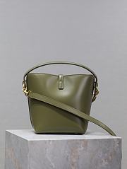 Bagsaaa YSL LE 37 small in shiny leather 749036 green - 17 X 20 X 13 CM - 4