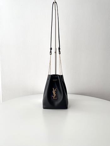 Bagsaaa YSL Pochon in lambskin 801070 black - 20x24x3 cm