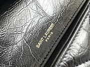 Bagsaaa YSL College mini chain bag in shiny crackled leather 779430 black - 20 x 13 x 3 CM - 3