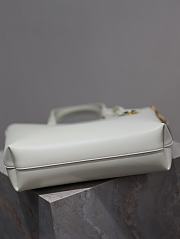 Bagsaaa YSL Shopping Saint Laurent Toy In Leather 600307 White - 25x28x8cm - 4