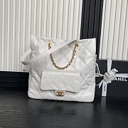 Bagsaaa Chanel Shopping Bag AS5315 White Lambskin - 34 x 36 x 12cm - 1