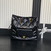 Bagsaaa Chanel Shopping Bag AS5315 Black Lambskin - 34 x 36 x 12cm - 1