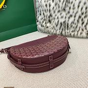 Bagsaaa Goyard Hirondelle bag dark red - 25X6X17 cm - 3