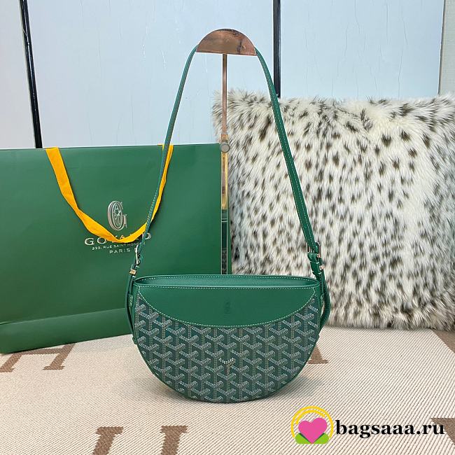 Bagsaaa Goyard Hirondelle bag green - 25X6X17 cm - 1