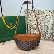 Bagsaaa Goyard Hirondelle bag black & tan - 25X6X17 cm - 1