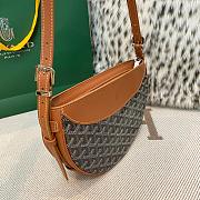 Bagsaaa Goyard Hirondelle bag black & tan - 25X6X17 cm - 4