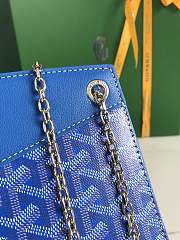 Bagsaaa Goyard Rouette Structuré Mini Bag Blue - 20.5 x 6.5 x 15 cm - 2