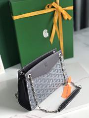 Bagsaaa Goyard Rouette Structuré Mini Bag Gray - 20.5 x 6.5 x 15 cm - 2