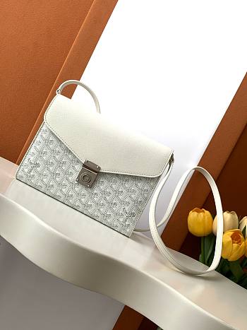 Bagsaaa Goyard Chypre Wallet-Pouch White - 21 x 4 x 16 cm