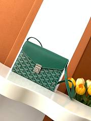 Bagsaaa Goyard Chypre Wallet-Pouch Green - 21 x 4 x 16 cm - 1