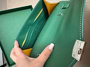 Bagsaaa Goyard Chypre Wallet-Pouch Green - 21 x 4 x 16 cm - 2