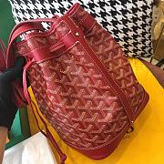 Bagsaaa Goyard Petit Flot Bucket Bag Red - 23cm - 4