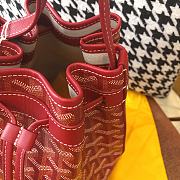 Bagsaaa Goyard Petit Flot Bucket Bag Red - 23cm - 2