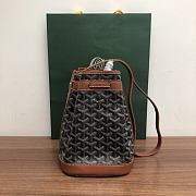 Bagsaaa Goyard Petit Flot Bucket Bag Black & Tan - 23cm - 2