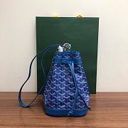 Bagsaaa Goyard Petit Flot Bucket Bag Blue - 23cm - 1