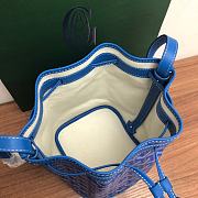 Bagsaaa Goyard Petit Flot Bucket Bag Blue - 23cm - 2