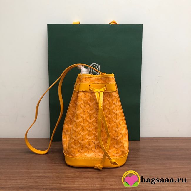 Bagsaaa Goyard Petit Flot Bucket Bag Yellow - 23cm - 1