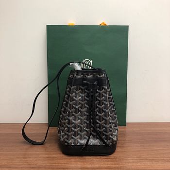 Bagsaaa Goyard Petit Flot Bucket Bag Black - 23cm