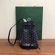 Bagsaaa Goyard Petit Flot Bucket Bag Dark Blue - 23cm - 1