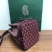 Bagsaaa Goyard Petit Flot Bucket Bag Dark Red - 23cm - 4