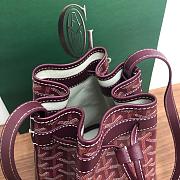 Bagsaaa Goyard Petit Flot Bucket Bag Dark Red - 23cm - 2