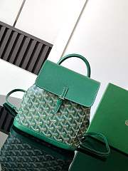 Bagsaaa Goyard Alpin Mini Backpack Green - 23 x 9.5 x 19 cm - 1