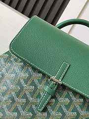 Bagsaaa Goyard Alpin Mini Backpack Green - 23 x 9.5 x 19 cm - 4