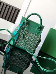 Bagsaaa Goyard Alpin Mini Backpack Green - 23 x 9.5 x 19 cm - 3