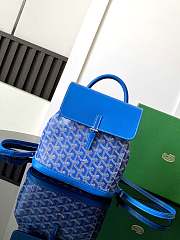 Bagsaaa Goyard Alpin Mini Backpack Blue - 23 x 9.5 x 19 cm - 1