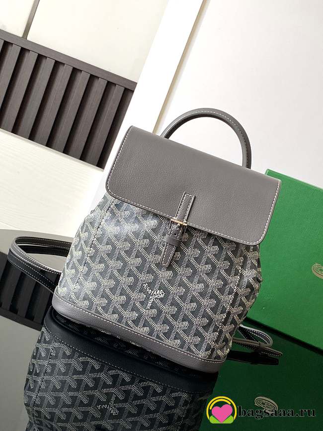 Bagsaaa Goyard Alpin Mini Backpack Gray - 23 x 9.5 x 19 cm - 1