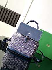 Bagsaaa Goyard Alpin Mini Backpack Dark Blue - 23 x 9.5 x 19 cm - 1