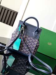 Bagsaaa Goyard Alpin Mini Backpack Dark Blue - 23 x 9.5 x 19 cm - 4