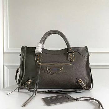 Balenciaga Classic City 38cm Goatskin gray Bag