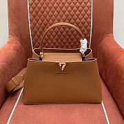 Bagsaaa Louis Vuitton M24879 Capucines GM Souple Bag Brown - 38 x 23 x 16 cm - 1