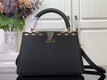 Bagsaaa Louis Vuitton M12135 Capucines MM Bag Black - 31 x 20 x 11 cm