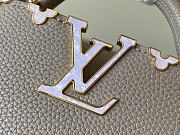 Bagsaaa Louis Vuitton M11341 Capucines Mini Bag Galet Grey - 21 x 13.6 x 8 cm - 2