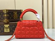 Bagsaaa Louis Vuitton M25332 Capucines East-West Mini Red - 22 x 12 x 8 cm - 4