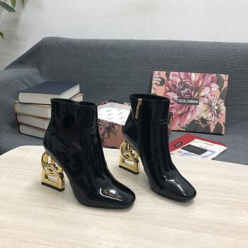 Bagsaaa D&G Stivaletto Boots Black Patent