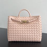 Bagsaaa Bottega Veneta Andiamo Light Pink 766016 - 32x25x11 cm - 1