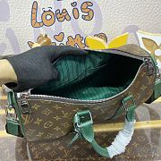 Bagsaaa Louis Vuitton M12765 Keepall Bandoulière 35 Bag Green - 34 x 21 x 16 cm - 4