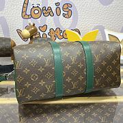 Bagsaaa Louis Vuitton M12765 Keepall Bandoulière 35 Bag Green - 34 x 21 x 16 cm - 3