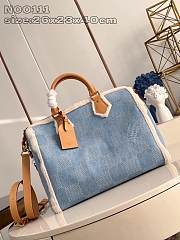 Bagsaaa Louis Vuitton N00111 Speedy 40 Bandoulière Bag Winter Denim - 40 x 26 x 23 cm - 1