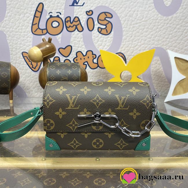 Bagsaaa Louis Vuitton M12808 Steamer Bag Green - 18 x 11 x 6.5 cm - 1