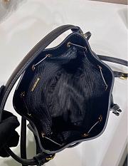 Bagsaaa Prada Leather Mini Bag 1BE067 Black - 19.5x15.5x10 cm - 4