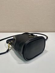 Bagsaaa Prada Leather Mini Bag 1BE067 Black - 19.5x15.5x10 cm - 3