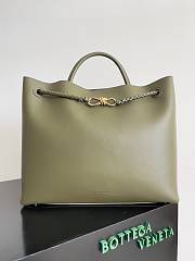 Bagsaaa Bottega Veneta Large Andiamo 806010 Olive Green - 42cm - 1