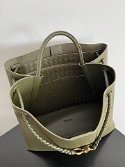 Bagsaaa Bottega Veneta Large Andiamo 806010 Olive Green - 42cm - 3