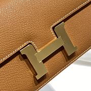 Bagsaaa Hermes Constance Elan Brown & Gold - 24x12x4 cm - 4