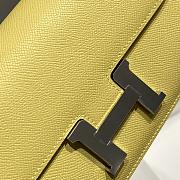 Bagsaaa Hermes Constance Elan Yellow & Silver - 24x12x4 cm - 4